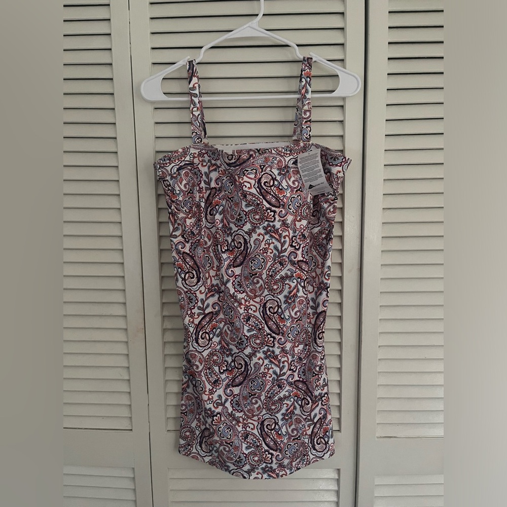 Lands End Women's Bandeau Dresskini TOP ONLY size 12